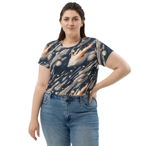 Comet Atelier on a Crop Tee