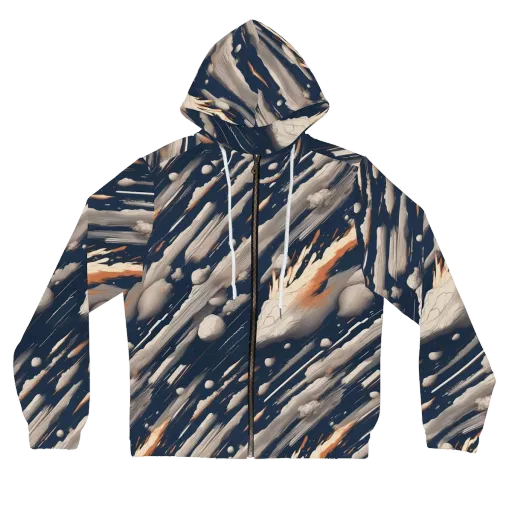Comet Atelier on a Women's Full-Zip Hoodie