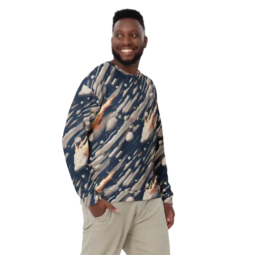 Comet Atelier on a Sweatshirt