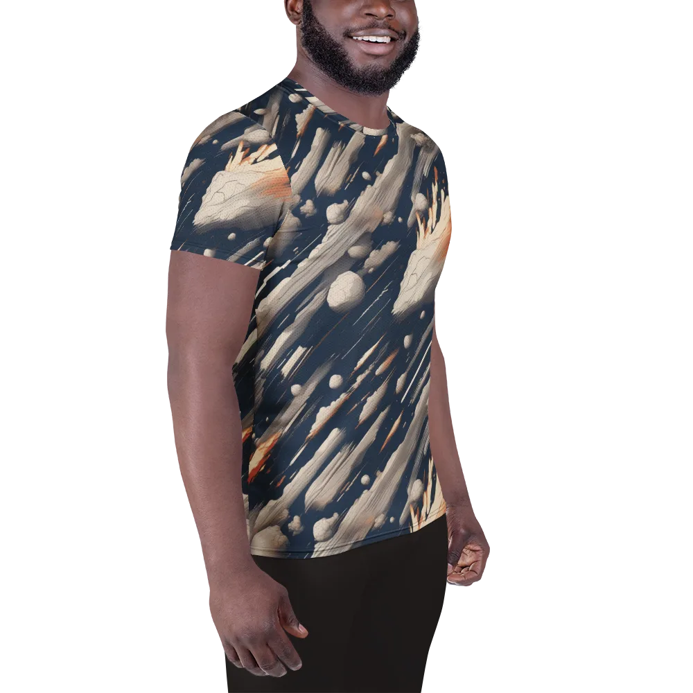 Comet Atelier on Men's Athletic T-Shirt — Right