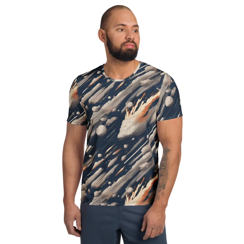 Comet Atelier on Men's Athletic T-Shirt — Front