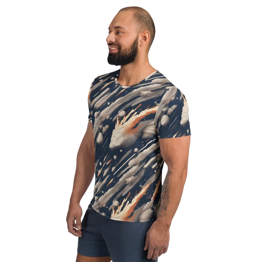 Comet Atelier on Men's Athletic T-Shirt — Left