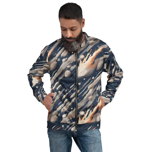 Comet Atelier on a Bomber Jacket