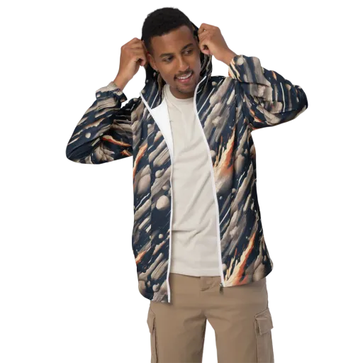 Comet Atelier on a Men's Windbreaker