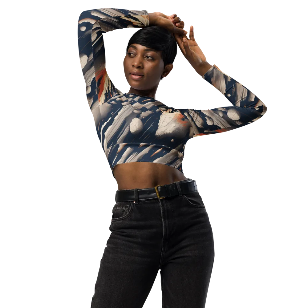 Comet Atelier on Long Sleeve Crop Top — Front