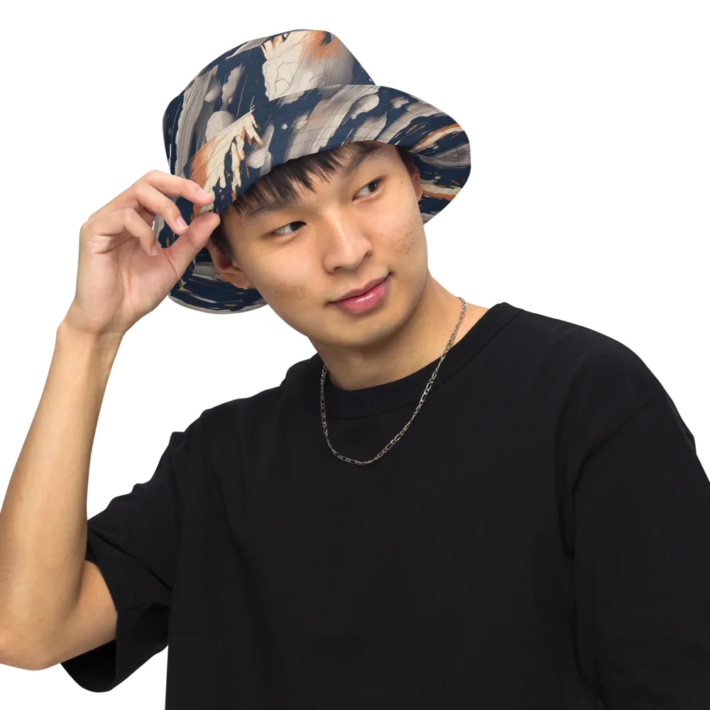 Comet Atelier on Reversible Bucket Hat — Front Inside