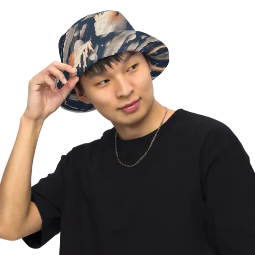 Comet Atelier on a Reversible Bucket Hat