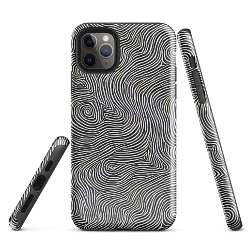 Noir Contours on a Tough Case for iPhone®