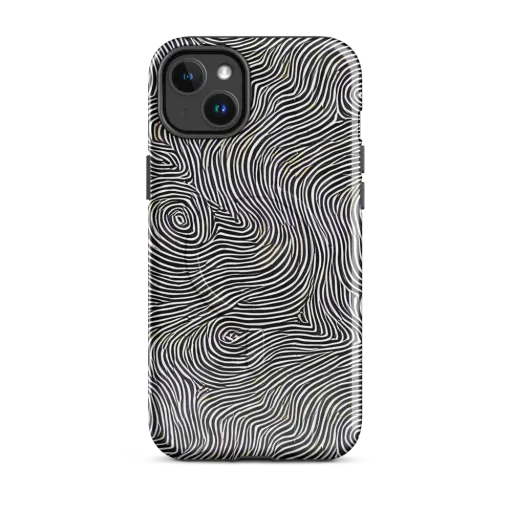Noir Contours on a MagSafe Tough Case for iPhone®