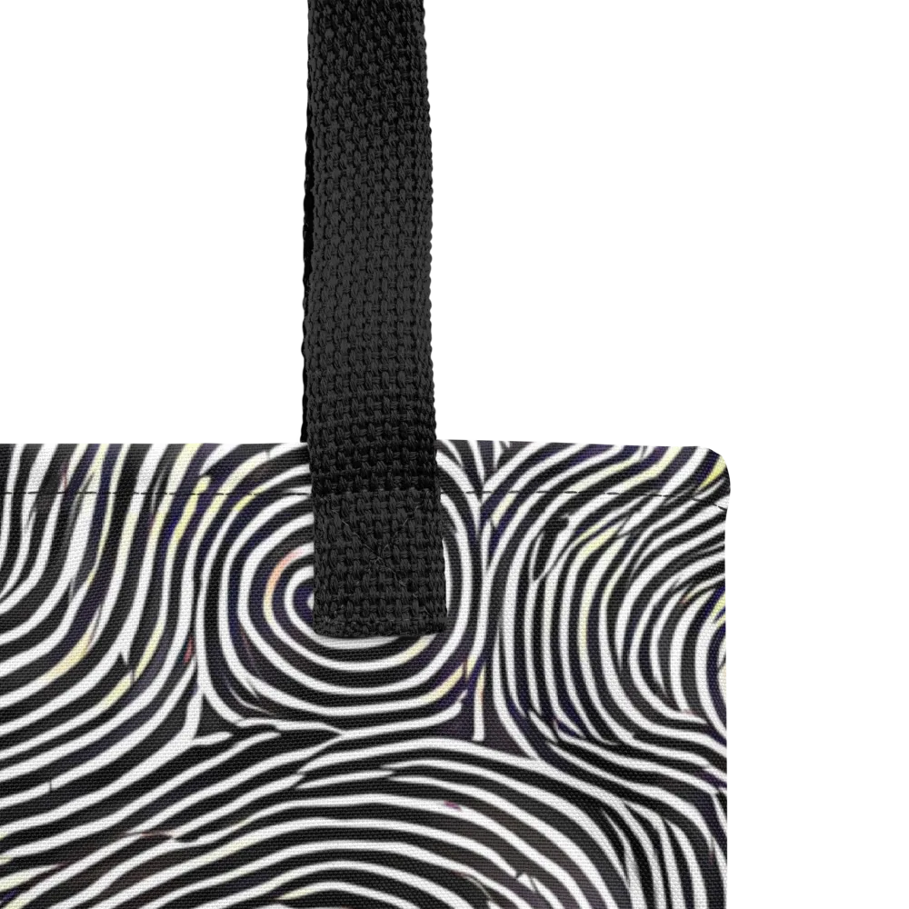 Noir Contours on Tote Bag — Product details