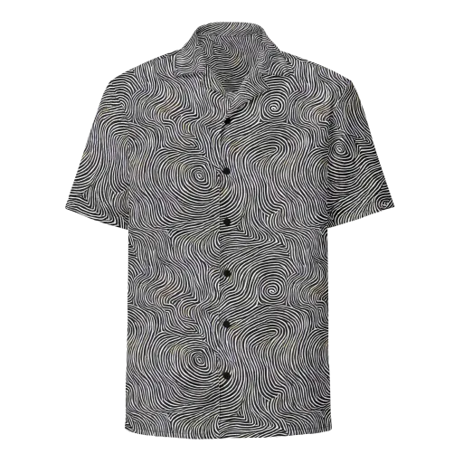 Noir Contours on a Button Shirt