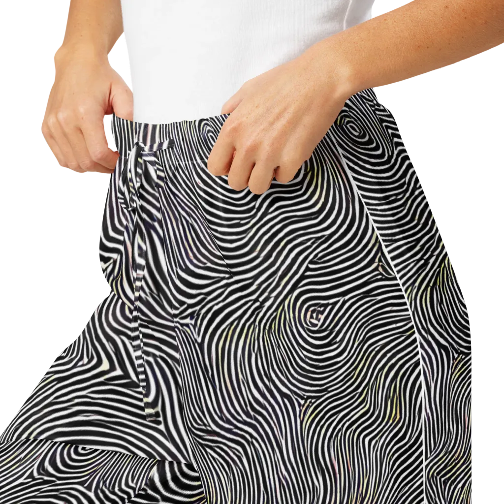 Noir Contours on Women's Pajama Pants — Product details