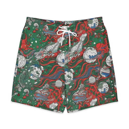 Cosmic Kraken on a Men's Board Shorts