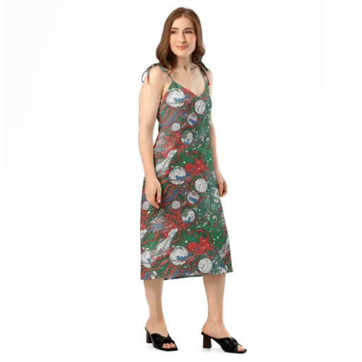 Cosmic Kraken on a Slip Dress