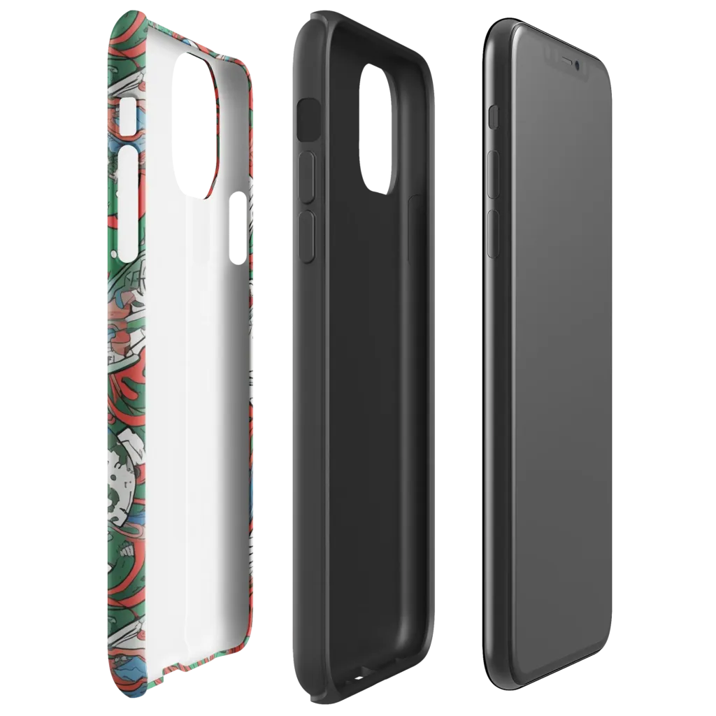 Cosmic Kraken on Tough Case for iPhone® — Right