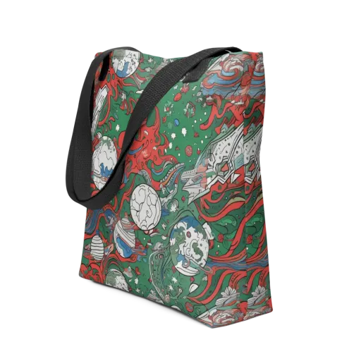 Cosmic Kraken on a Tote Bag