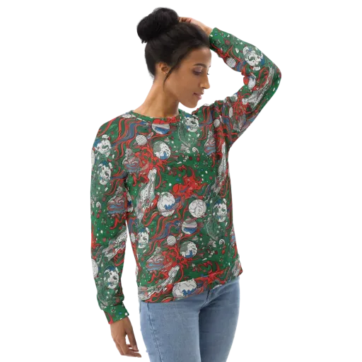 Cosmic Kraken on a Sweatshirt
