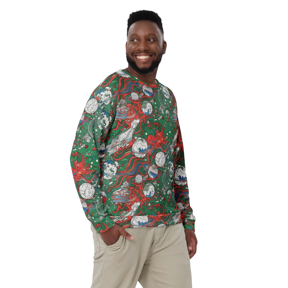 Cosmic Kraken on Sweatshirt — Front