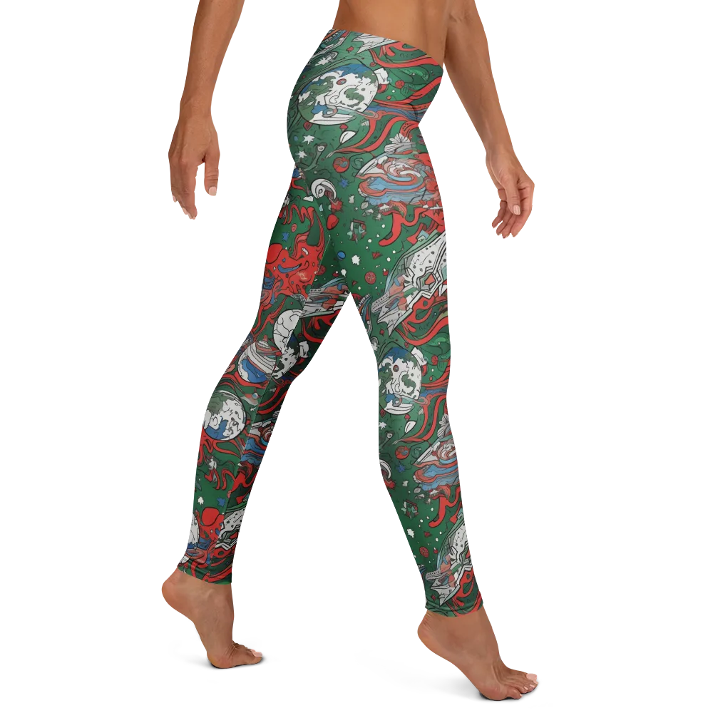 Cosmic Kraken on Leggings — Right