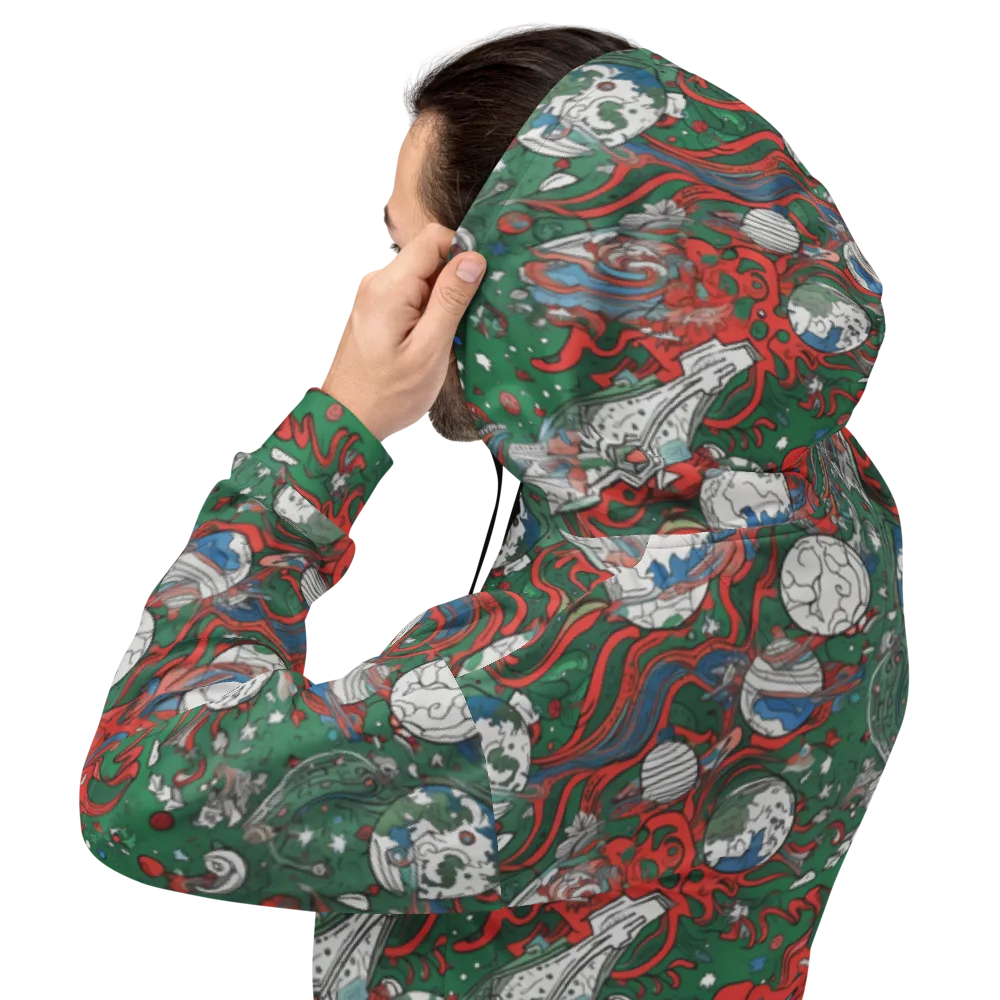 Cosmic Kraken on Hoodie — Back