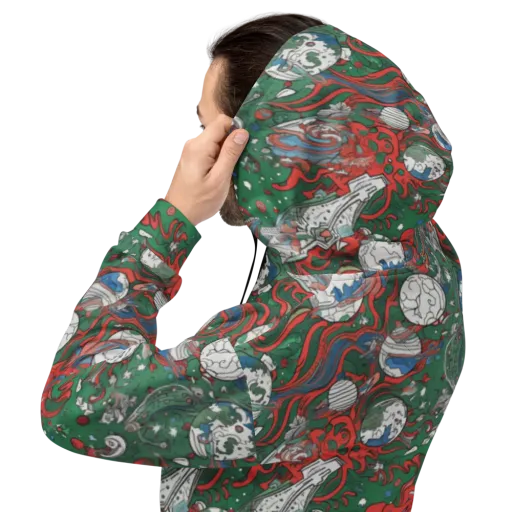 Cosmic Kraken on a Hoodie