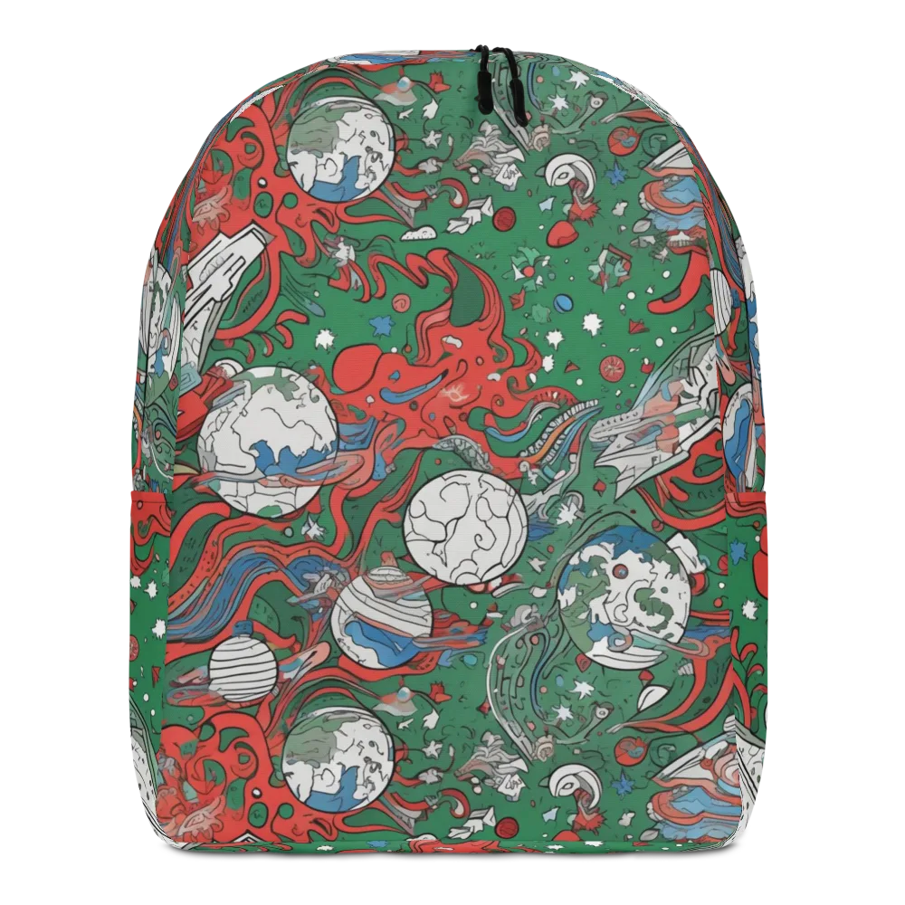 Cosmic Kraken on Minimalist Backpack — Front