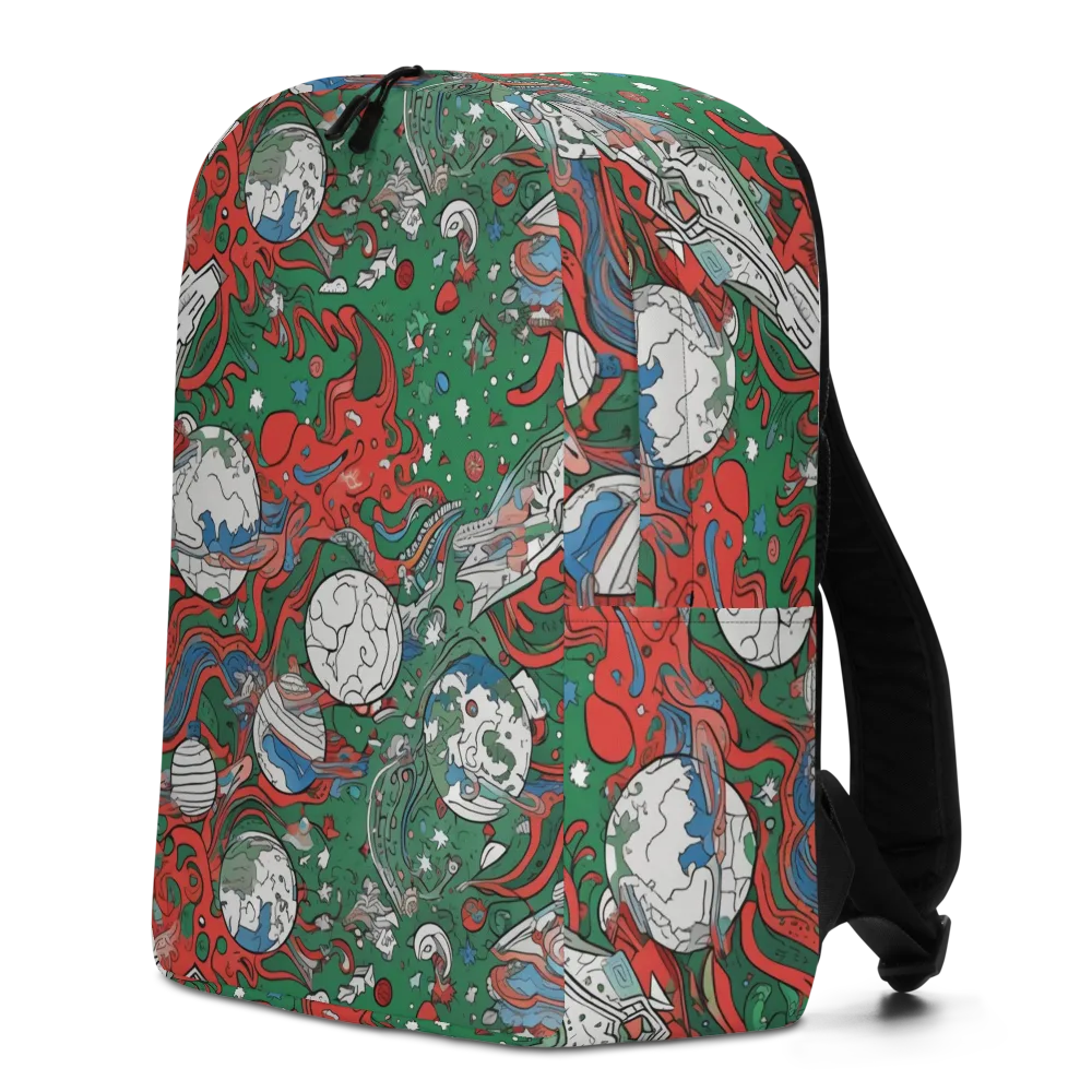 Cosmic Kraken on Minimalist Backpack — Left