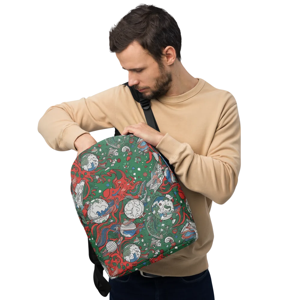 Cosmic Kraken on Minimalist Backpack — Front