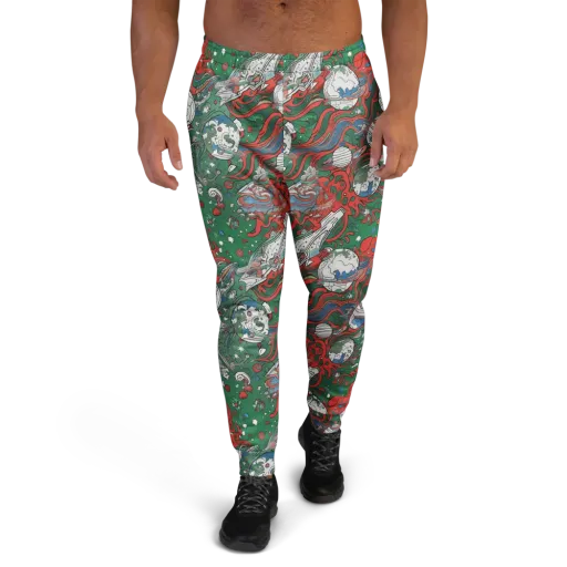 Cosmic Kraken on a Men's Joggers