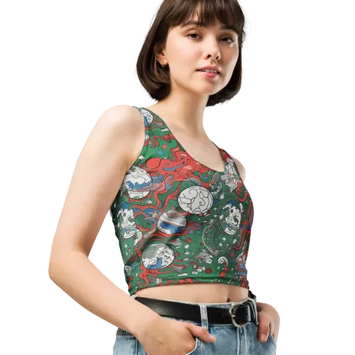 Cosmic Kraken on a Crop Top