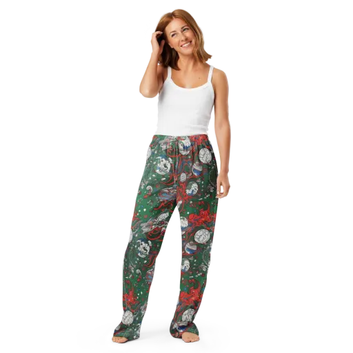 Cosmic Kraken on a Women's Pajama Pants