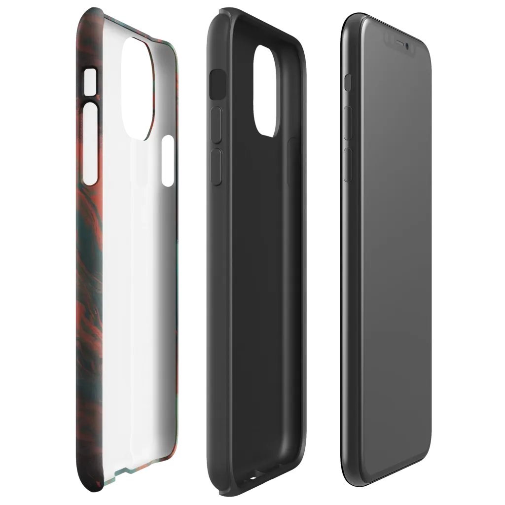 Verdigris Rush on Tough Case for iPhone® — Right