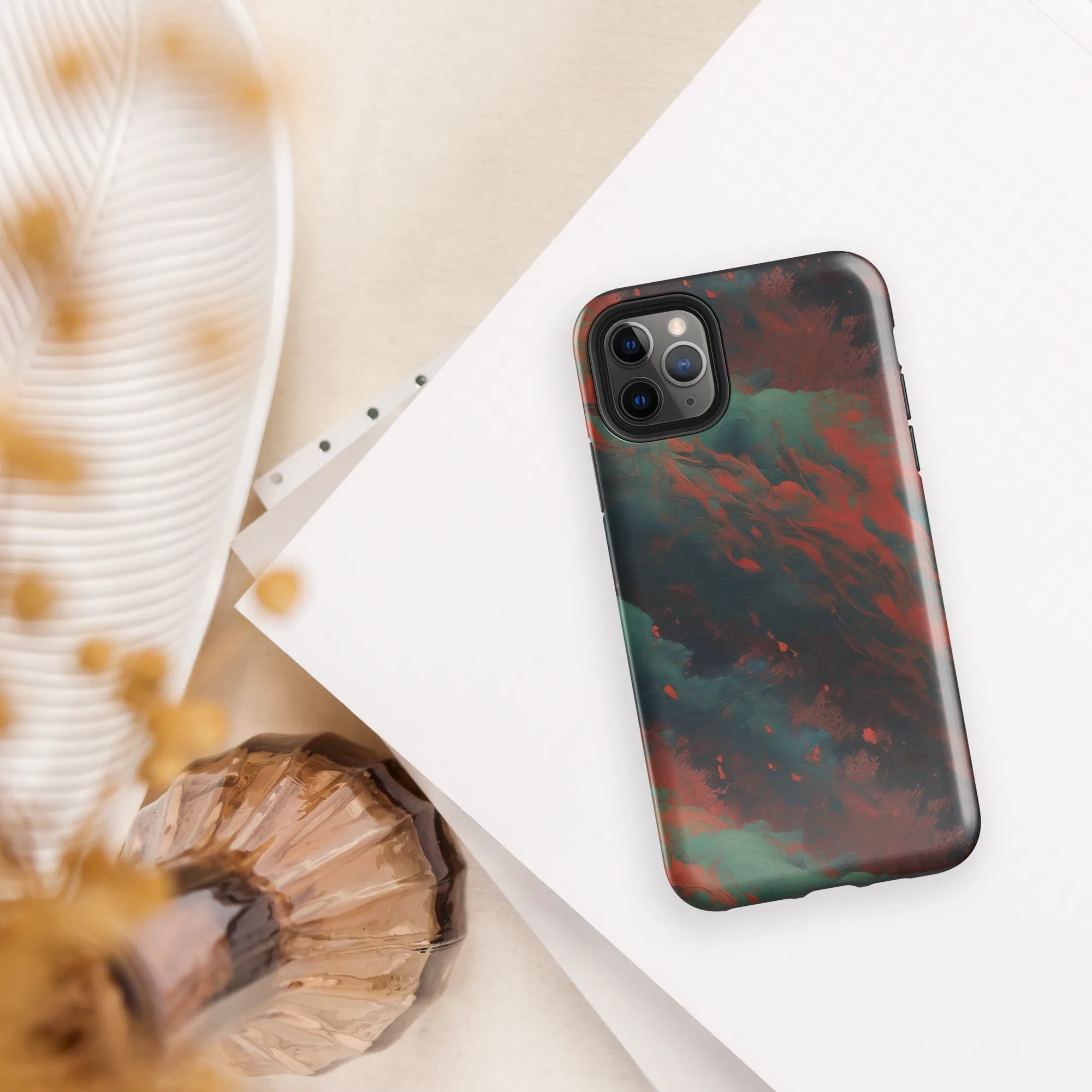 Verdigris Rush on Tough Case for iPhone® — Front