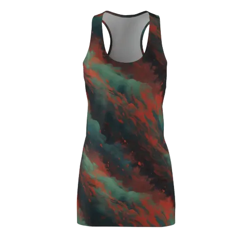 Verdigris Rush on a Racerback Dress