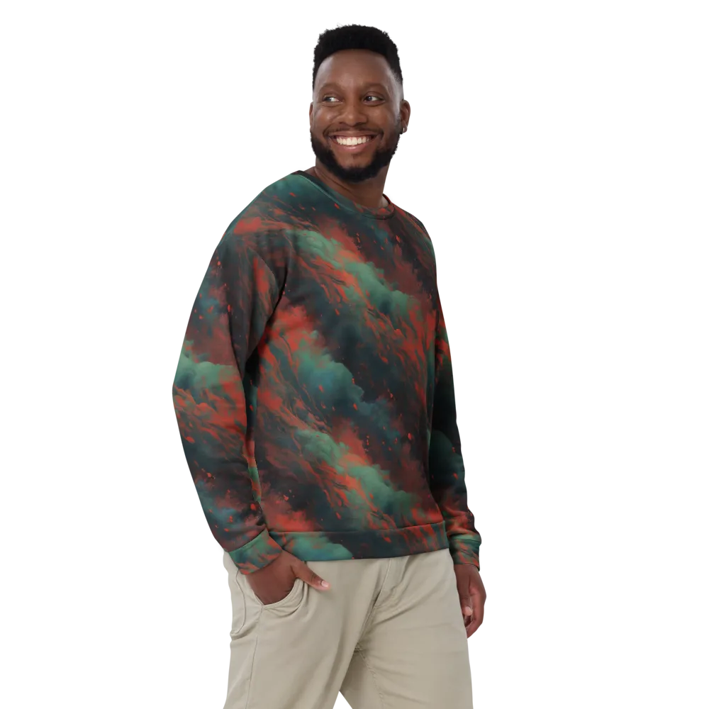 Verdigris Rush on Sweatshirt — Front