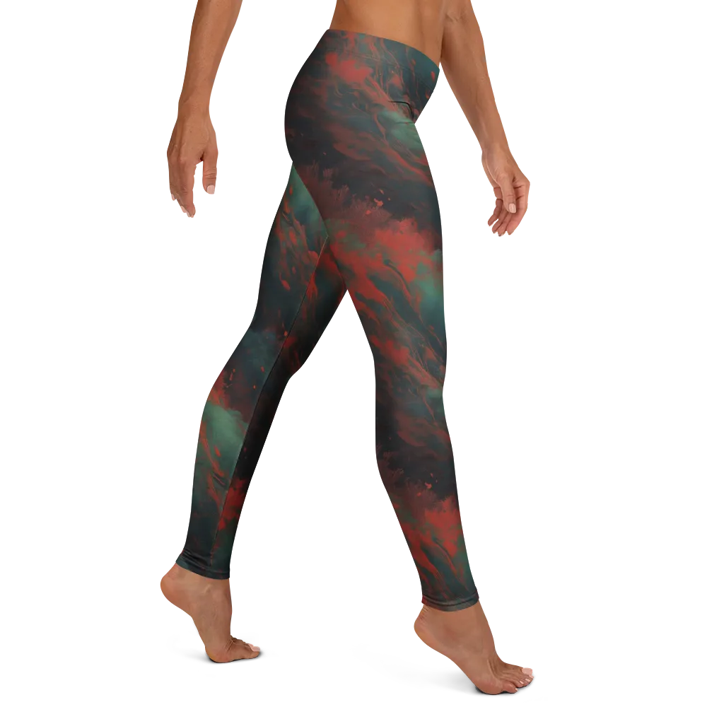 Verdigris Rush on Leggings — Right