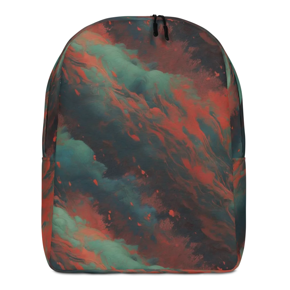 Verdigris Rush on Minimalist Backpack — Front