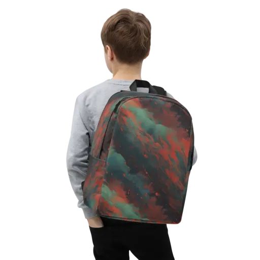 Verdigris Rush on a Minimalist Backpack