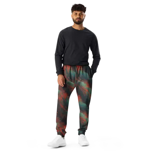 Verdigris Rush on a Men's Joggers