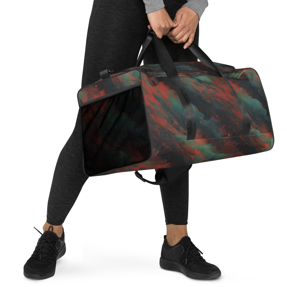 Verdigris Rush on Duffle Bag — Right Front