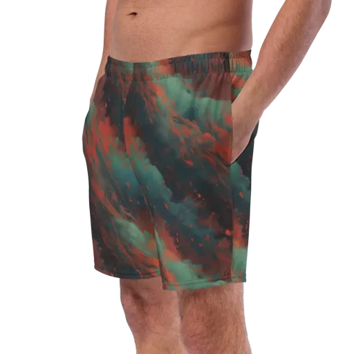 Verdigris Rush on a Swim Trunks