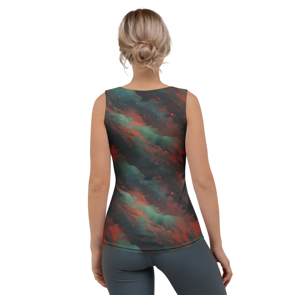 Verdigris Rush on Women's Tank Top — Back