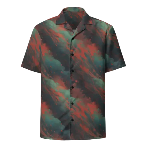 Verdigris Rush on a Button Shirt