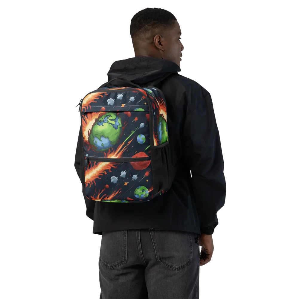 Earthbound Comet on Utility Backpack — Back