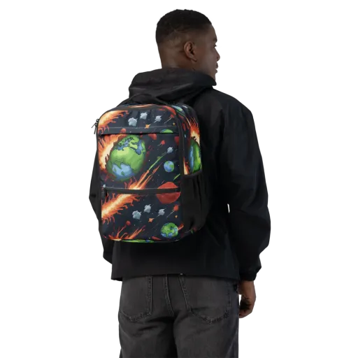 Earthbound Comet on a Utility Backpack
