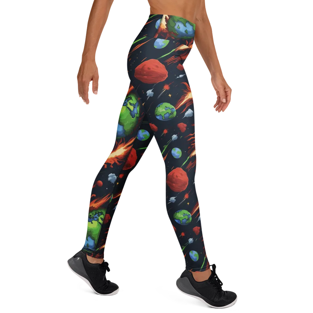 Earthbound Comet on Yoga Leggings — Right