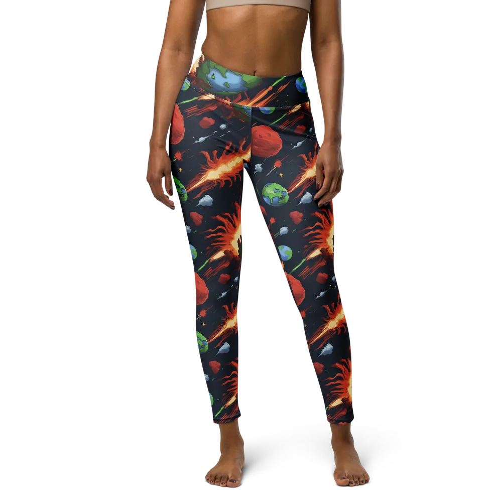 Earthbound Comet on Yoga Leggings — Front