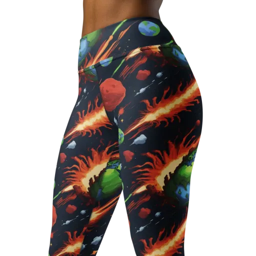 Earthbound Comet on a Yoga Leggings