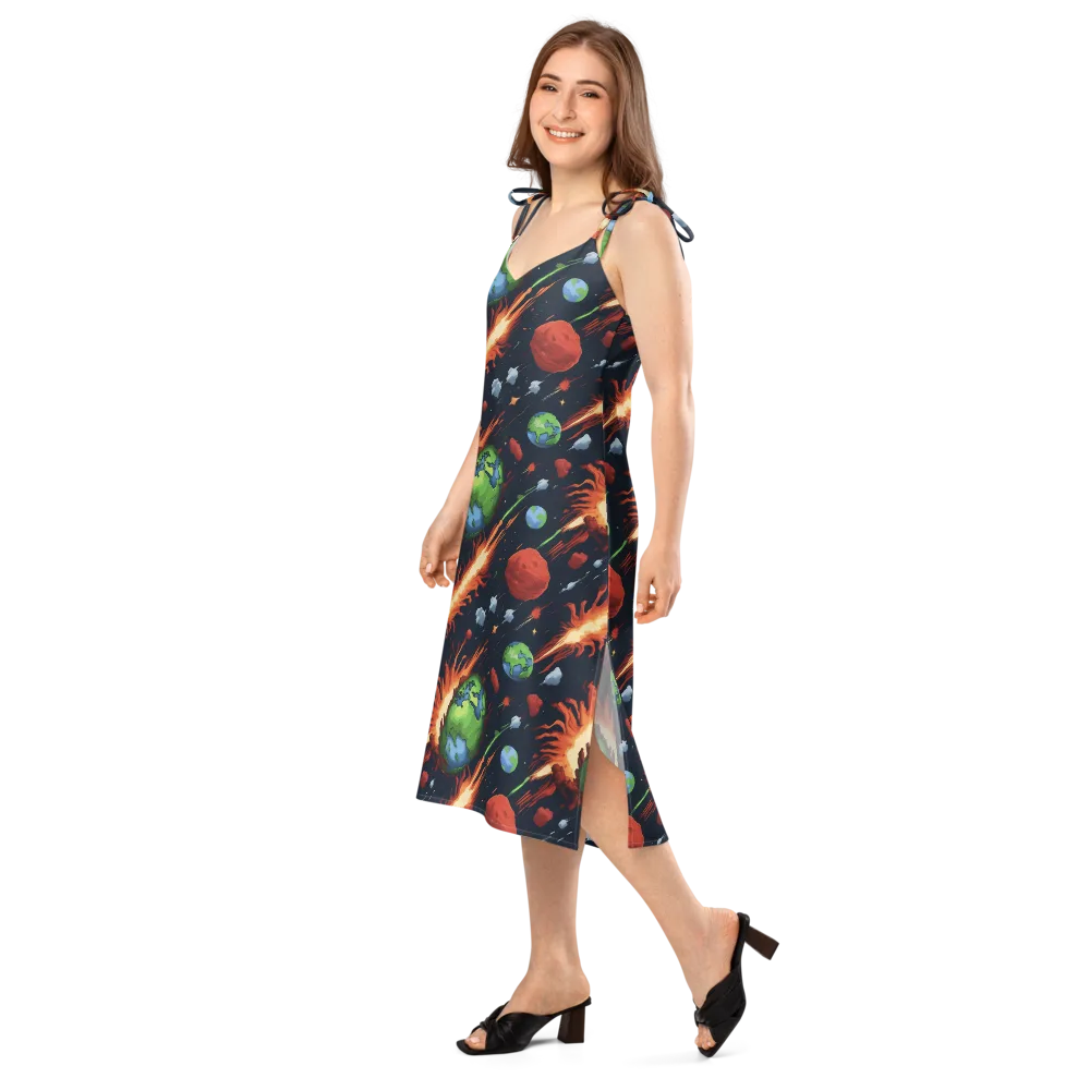 Earthbound Comet on Slip Dress — Left Front