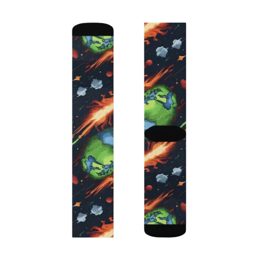 Earthbound Comet on a Socks